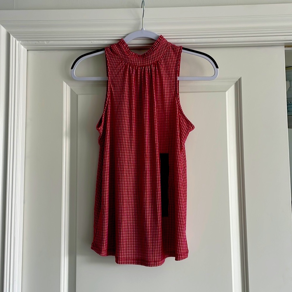 Banana Republic blouse. Ties at the neckline in the back